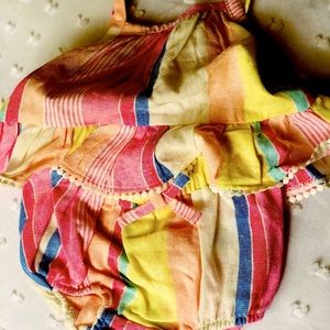 JESSICA SIMPSON 0-3 mo BABY MULTI STRIP 2piece NWT